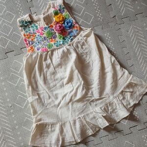 Floral Embroidered Kids Top